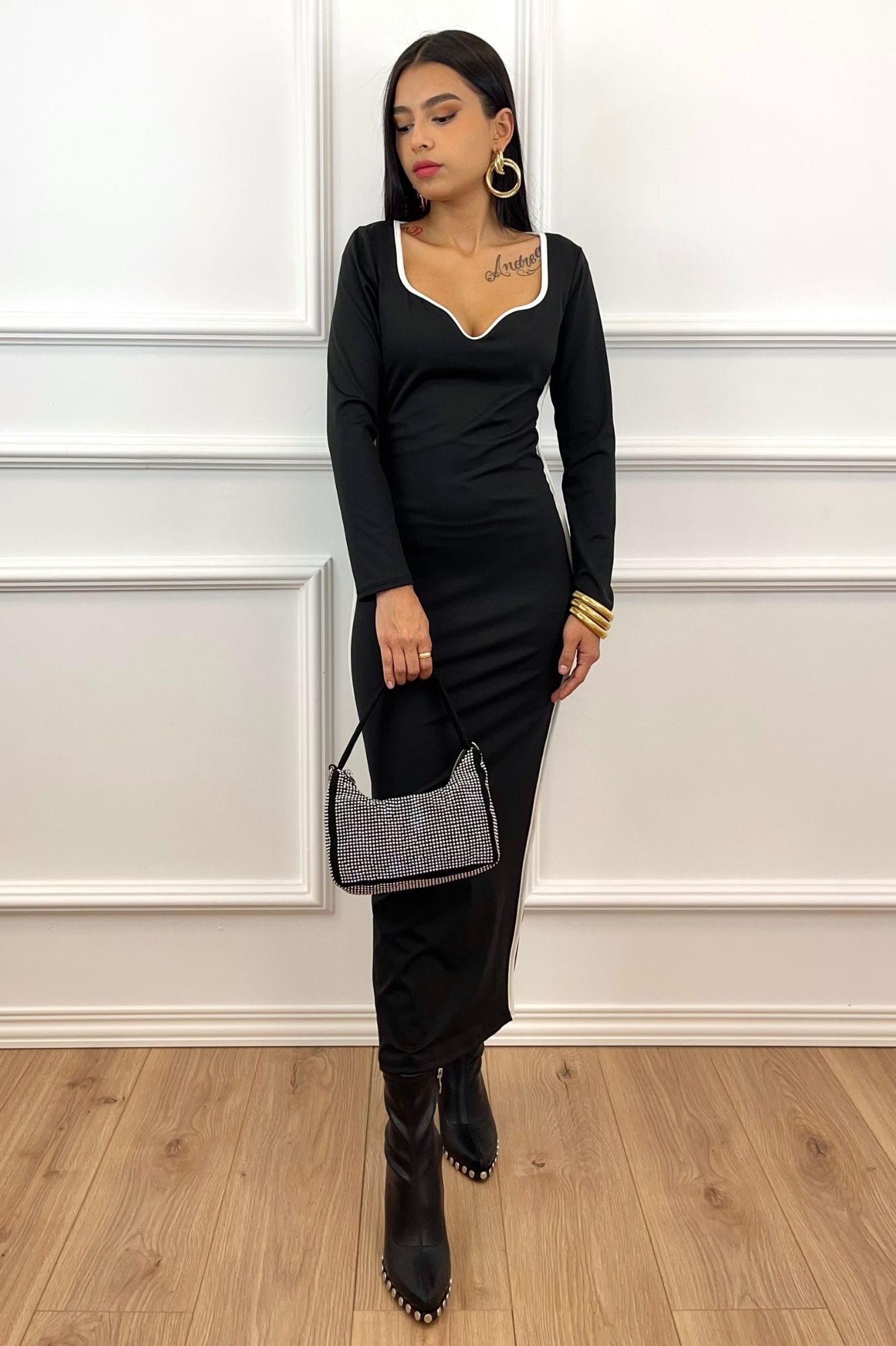 copy of VESTIDO DRAPEADO VOLANTE - FRESA