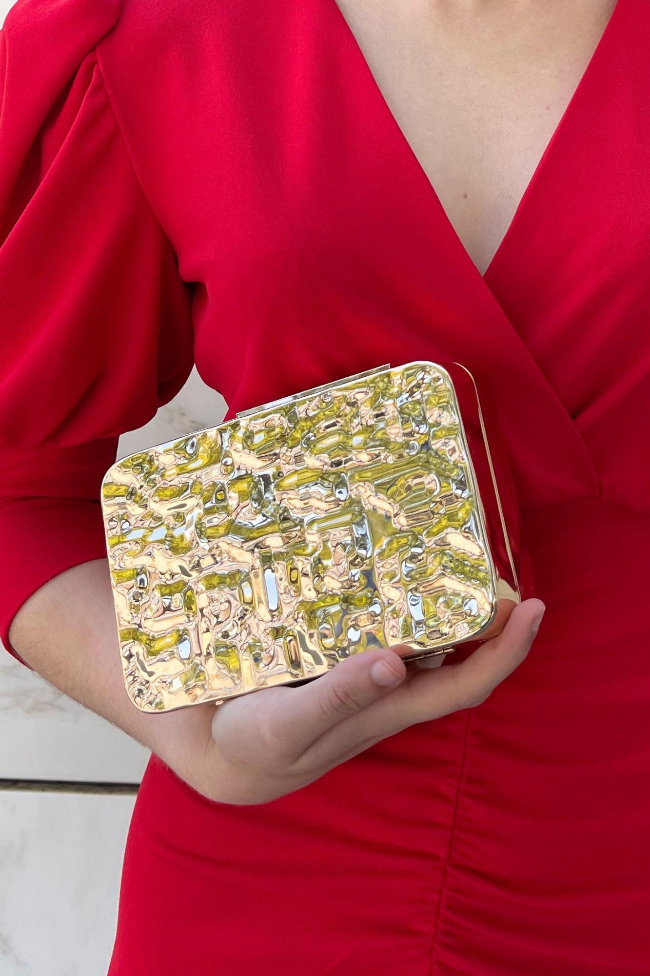 copy of BOLSO BOMBONERA - DORADO