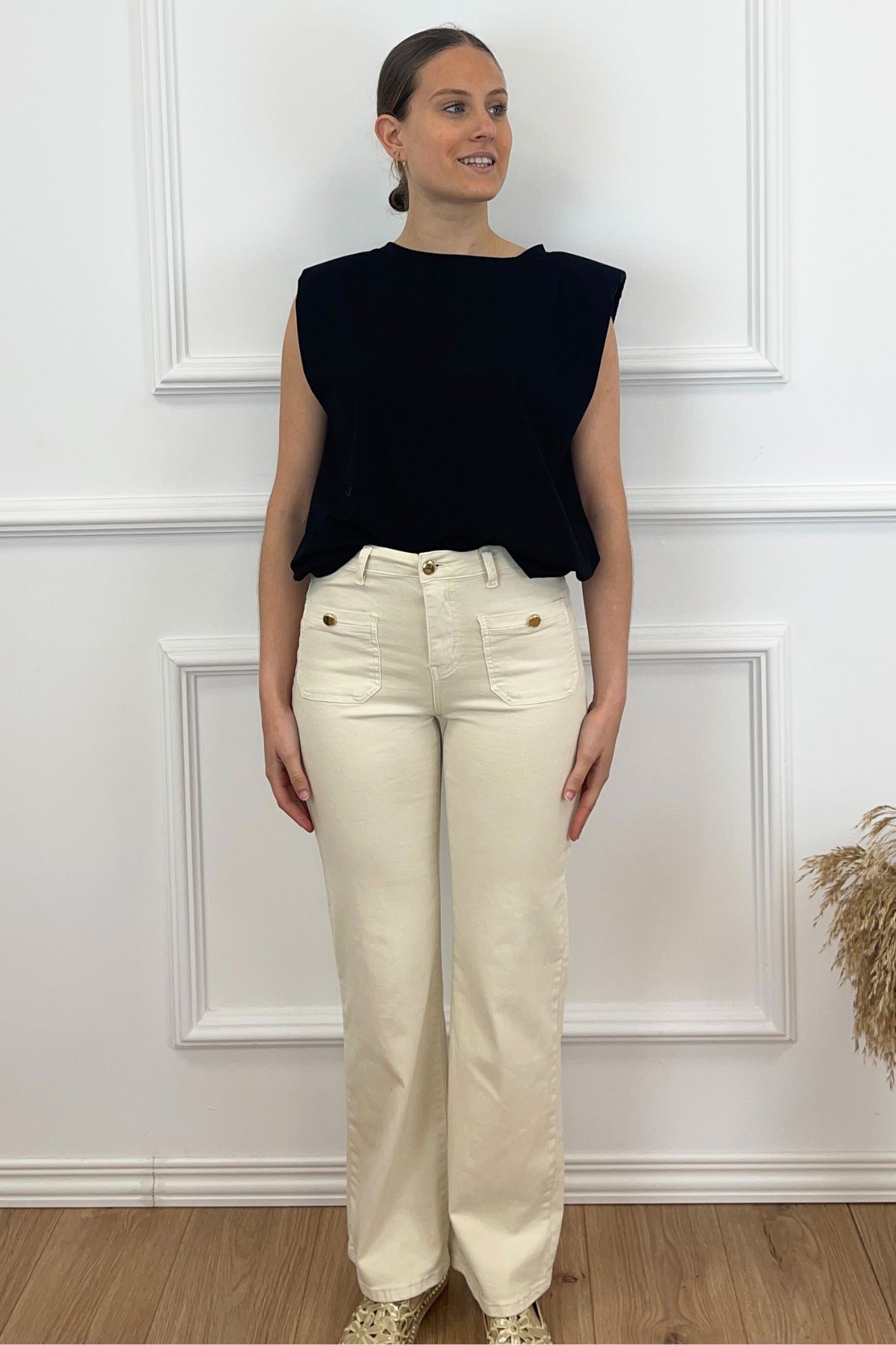 copy of JEANS STRAIGHT BOLSILLOS - DENIM