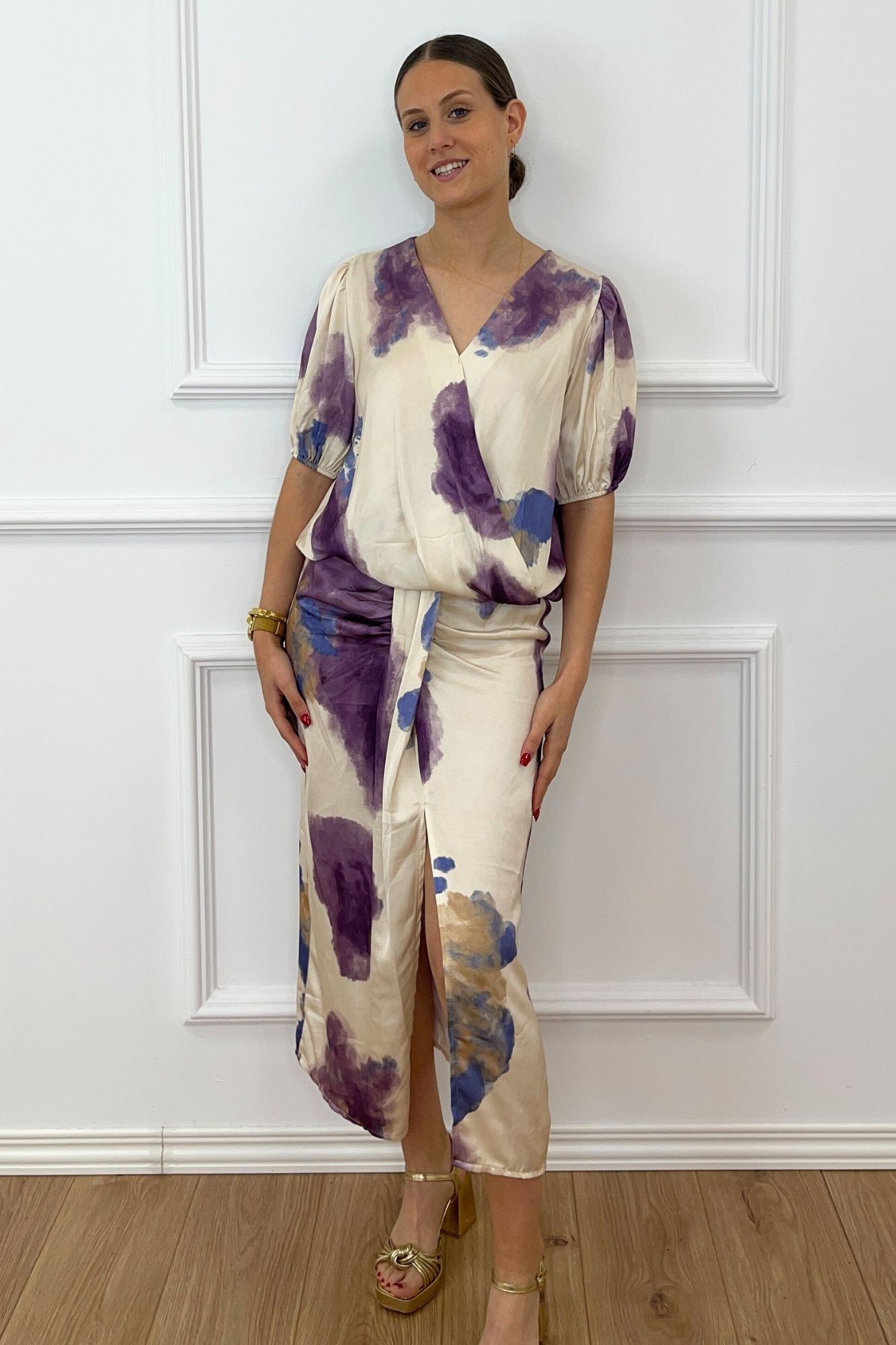 copy of CONJUNTO ESTAMPADO GEOMÉTRICO - NARANJA