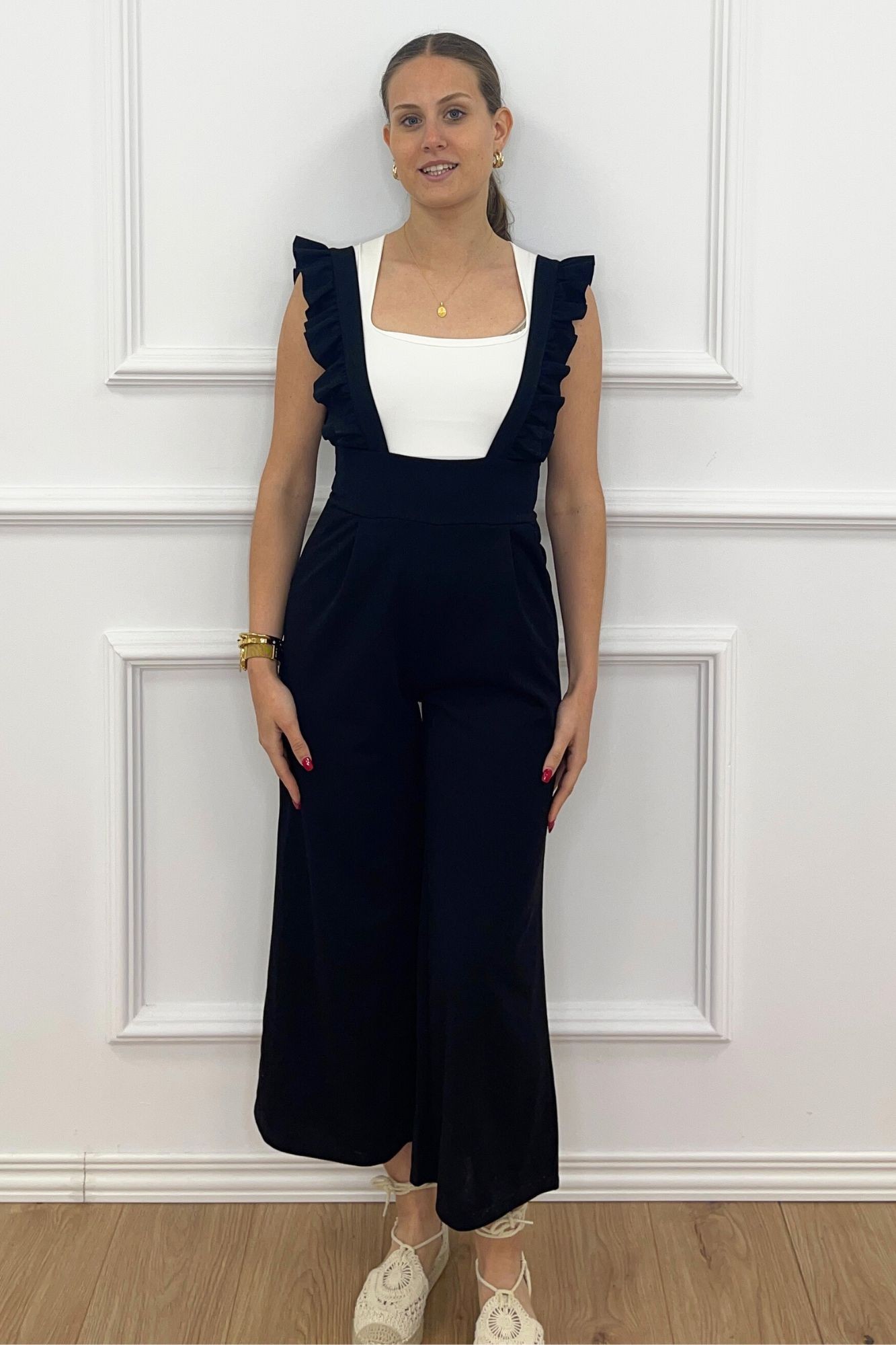 copy of VESTIDO DRAPEADO VOLANTE - FRESA