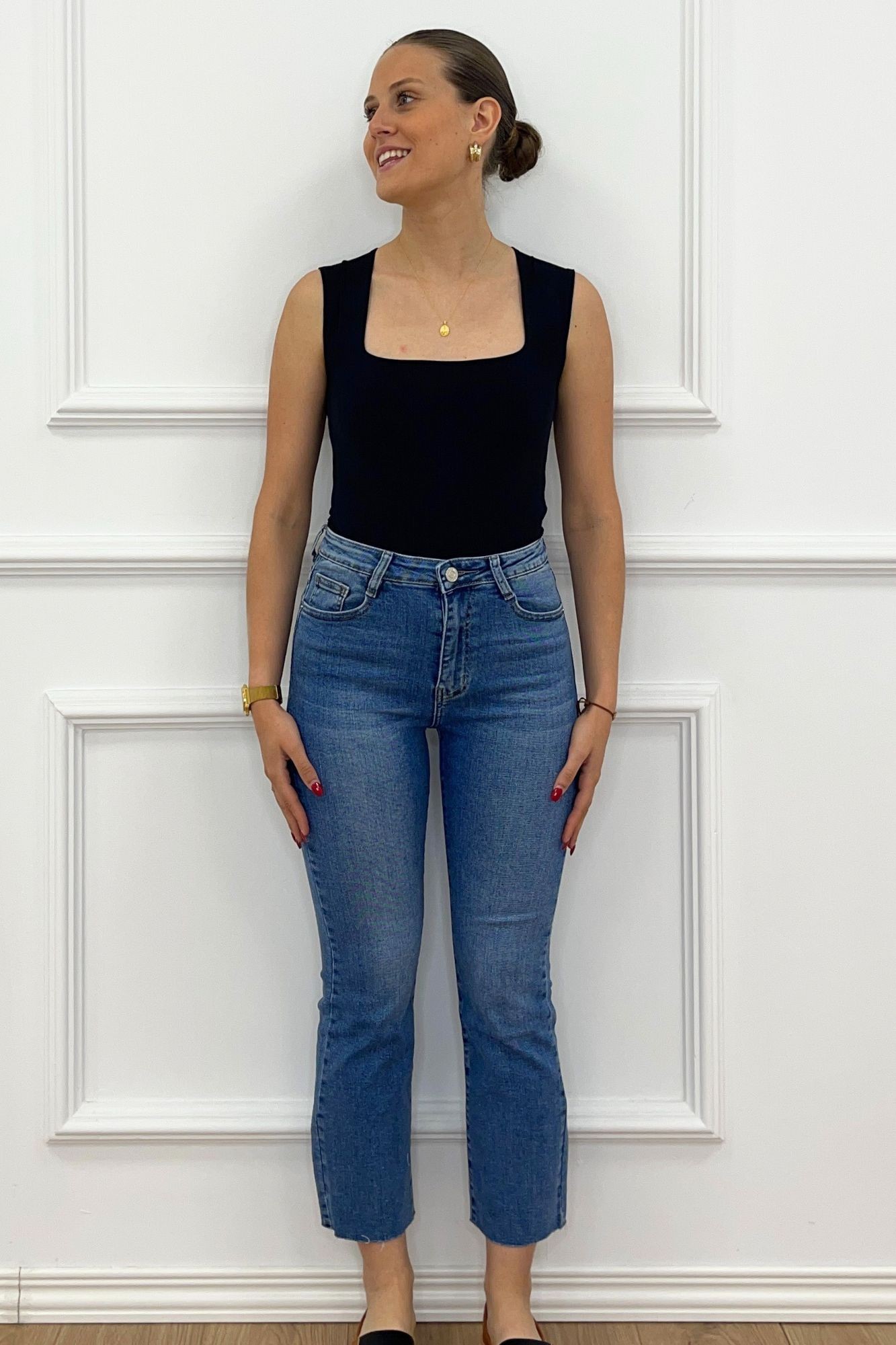 copy of JEANS STRAIGHT BOLSILLOS - DENIM