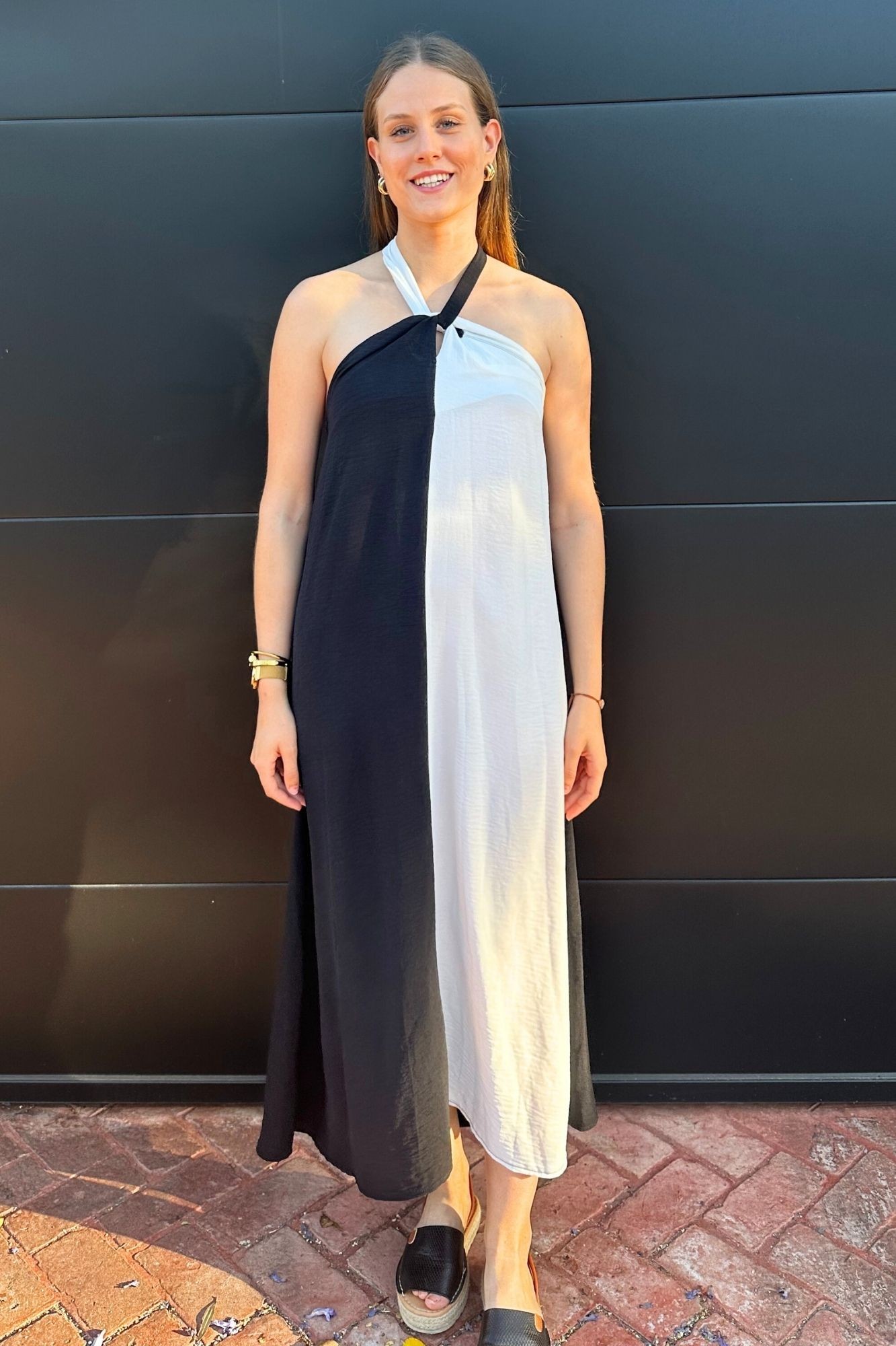 copy of VESTIDO DRAPEADO VOLANTE - FRESA