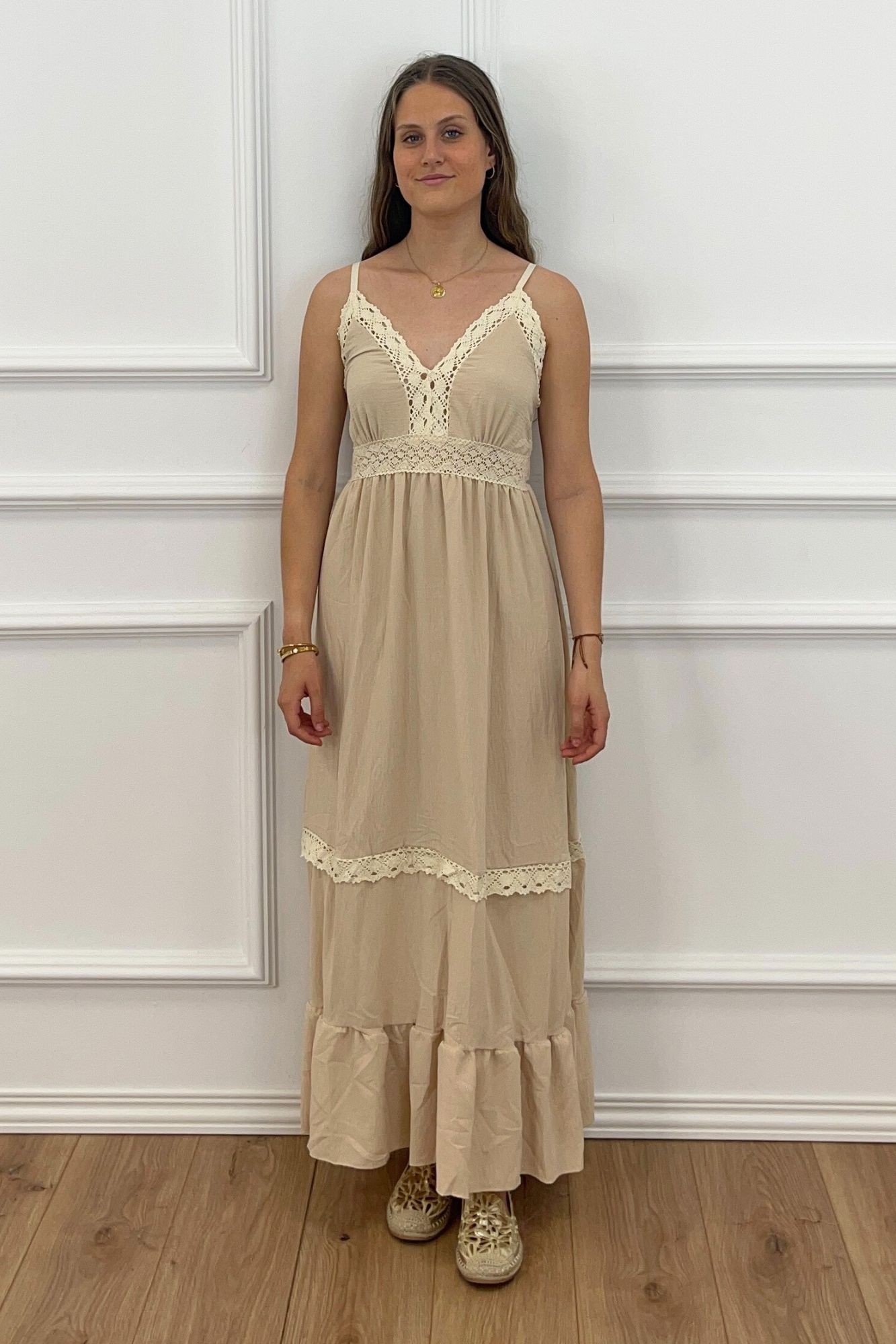 copy of VESTIDO DRAPEADO VOLANTE - FRESA