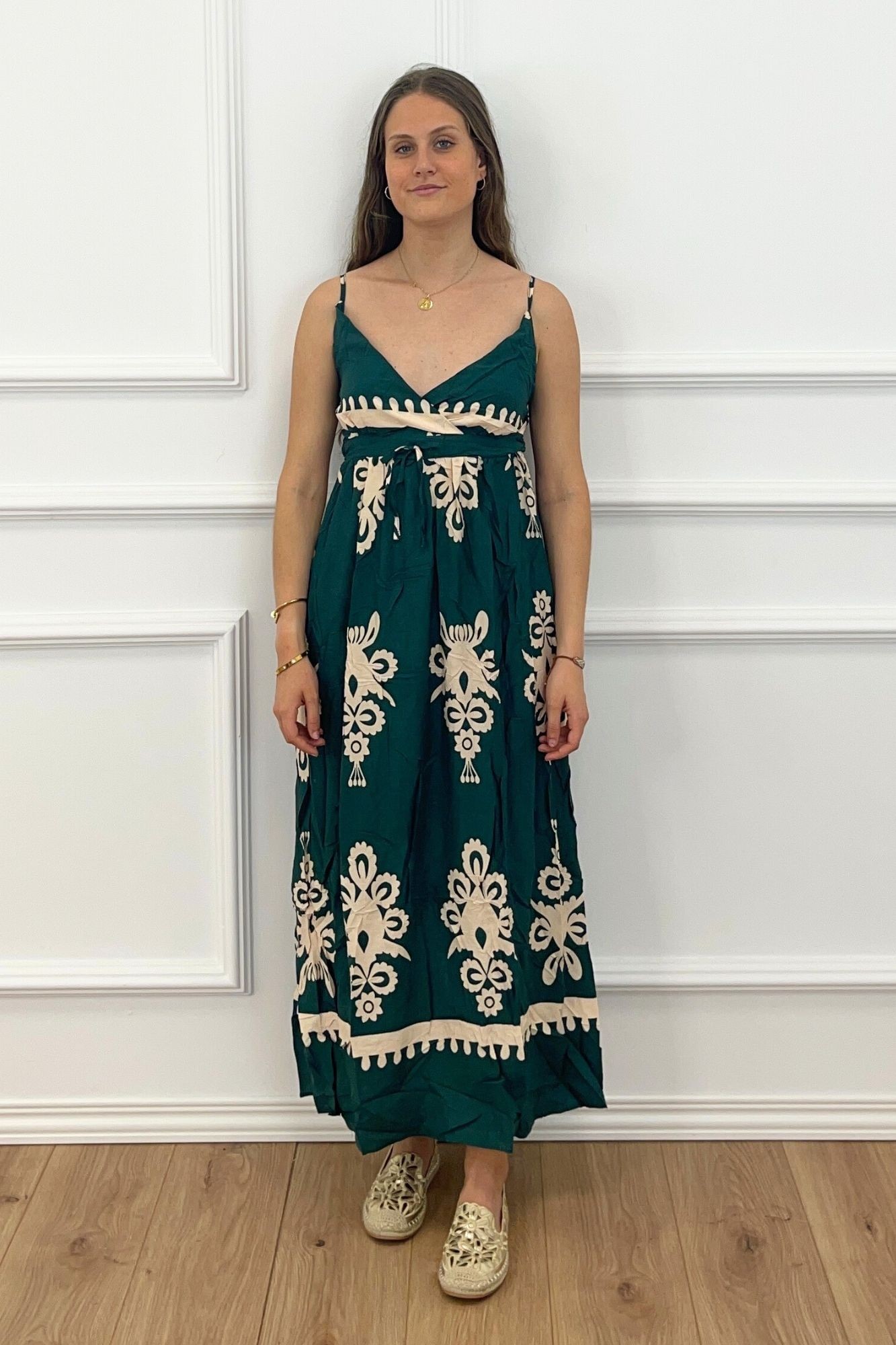 copy of VESTIDO DRAPEADO VOLANTE - FRESA