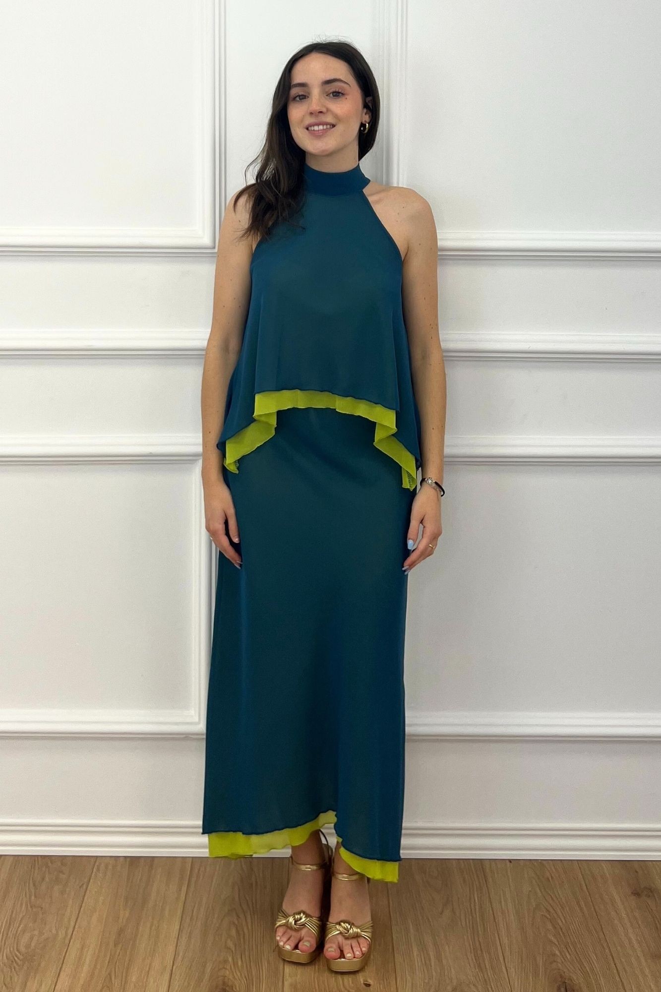 copy of CONJUNTO ESTAMPADO GEOMÉTRICO - NARANJA