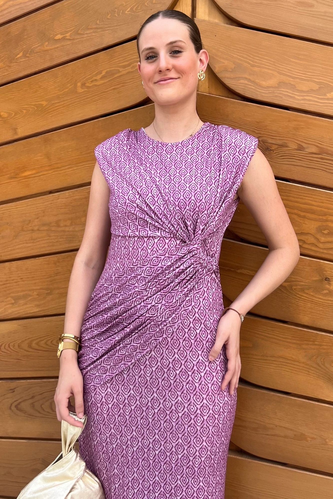 copy of VESTIDO DRAPEADO VOLANTE - FRESA