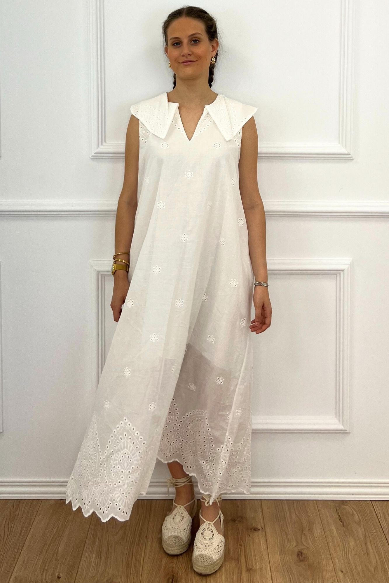 copy of VESTIDO DRAPEADO VOLANTE - FRESA