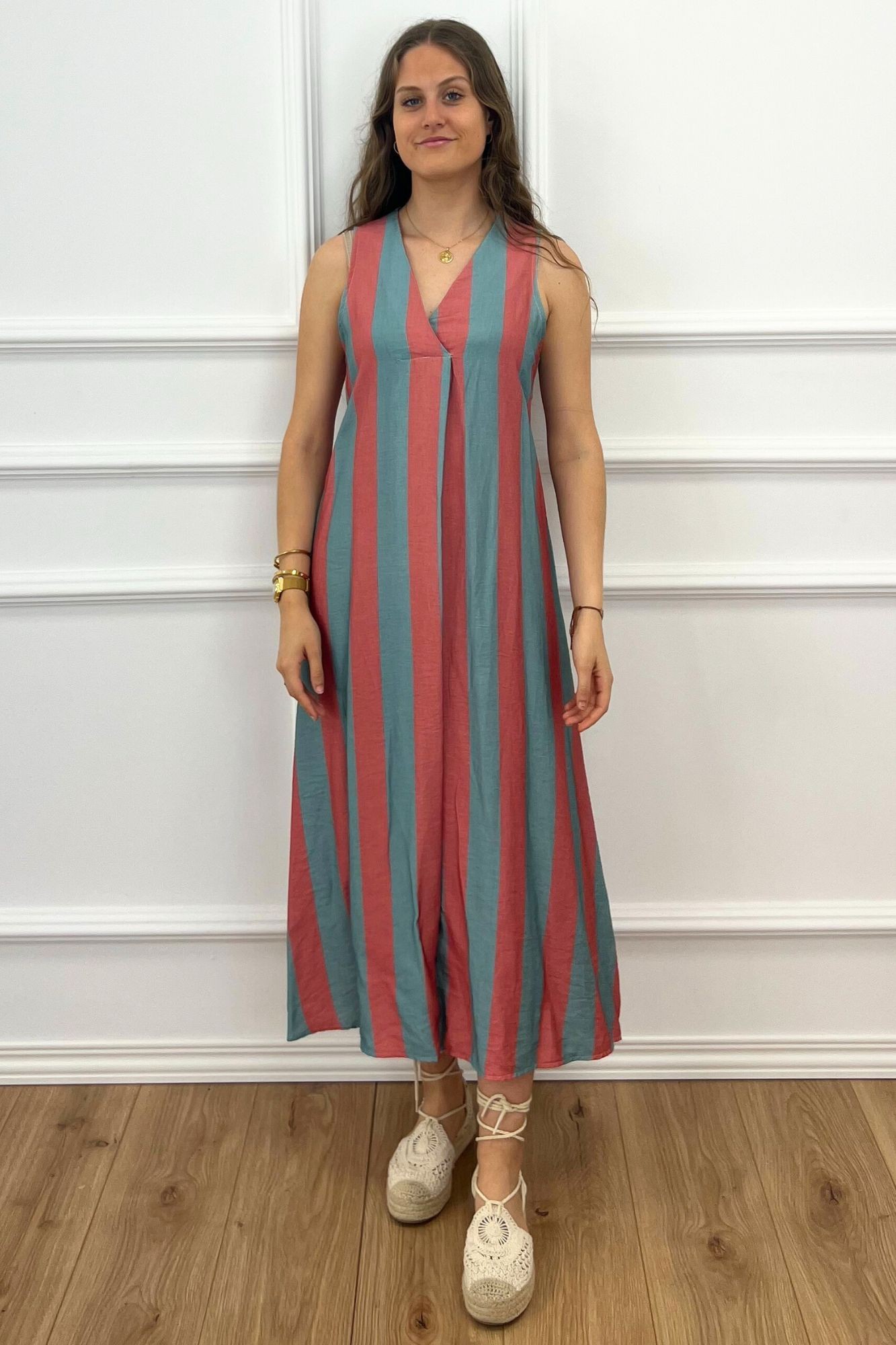 VESTIDO TÚNICA NAVY BICOLOR