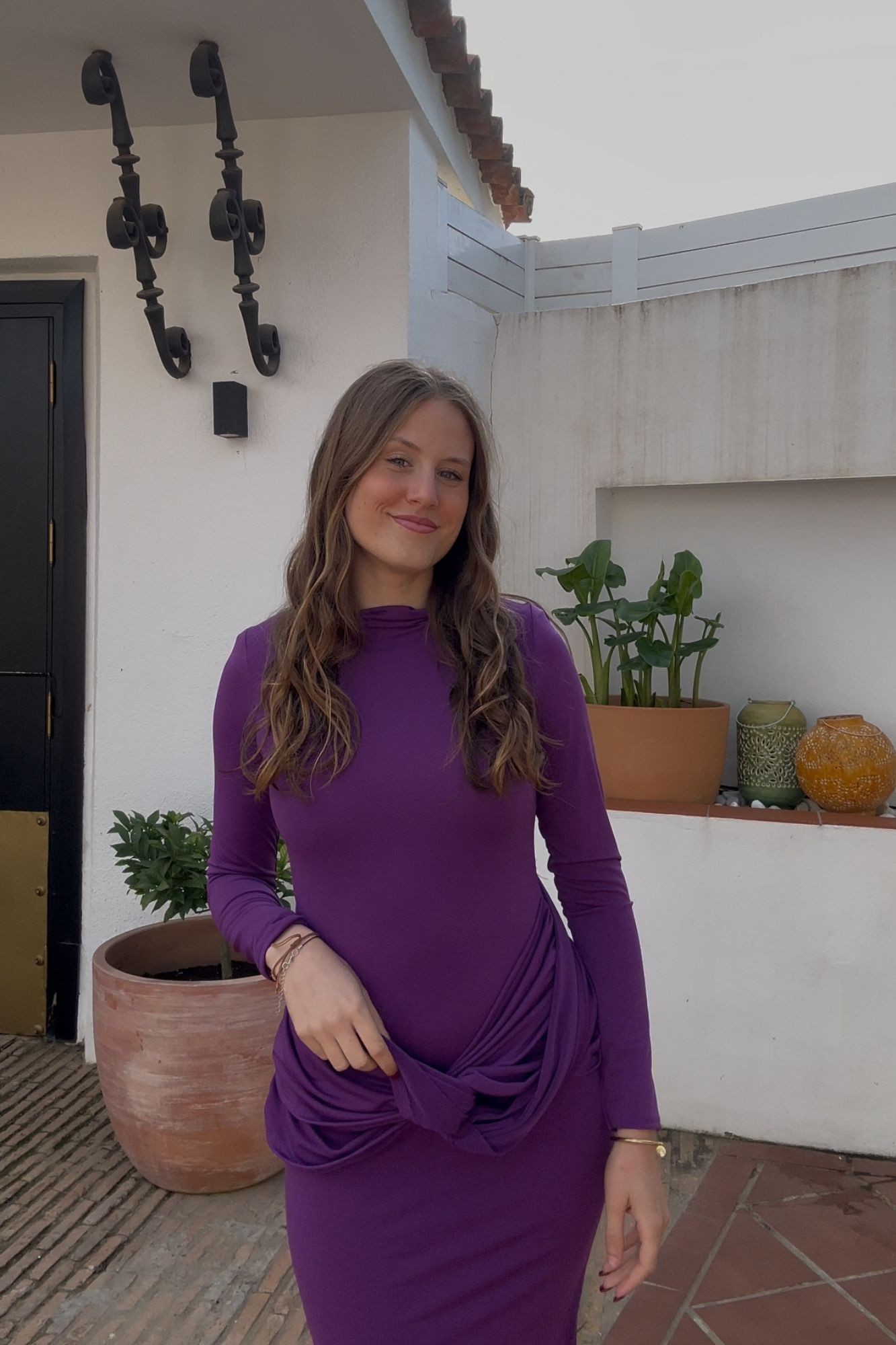 VESTIDO BIANCA MORADO