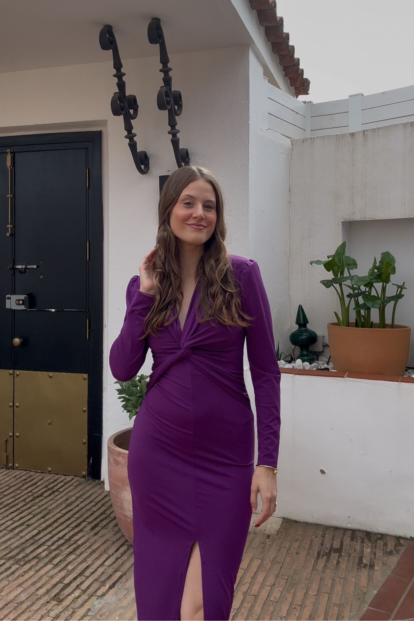 VESTIDO AGATHA MORADO