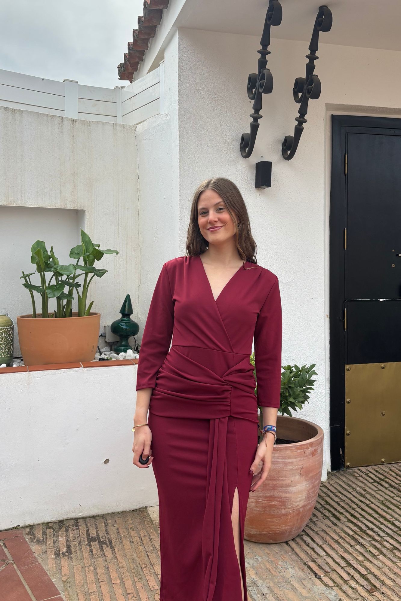 copy of VESTIDO ARACELI BURDEOS