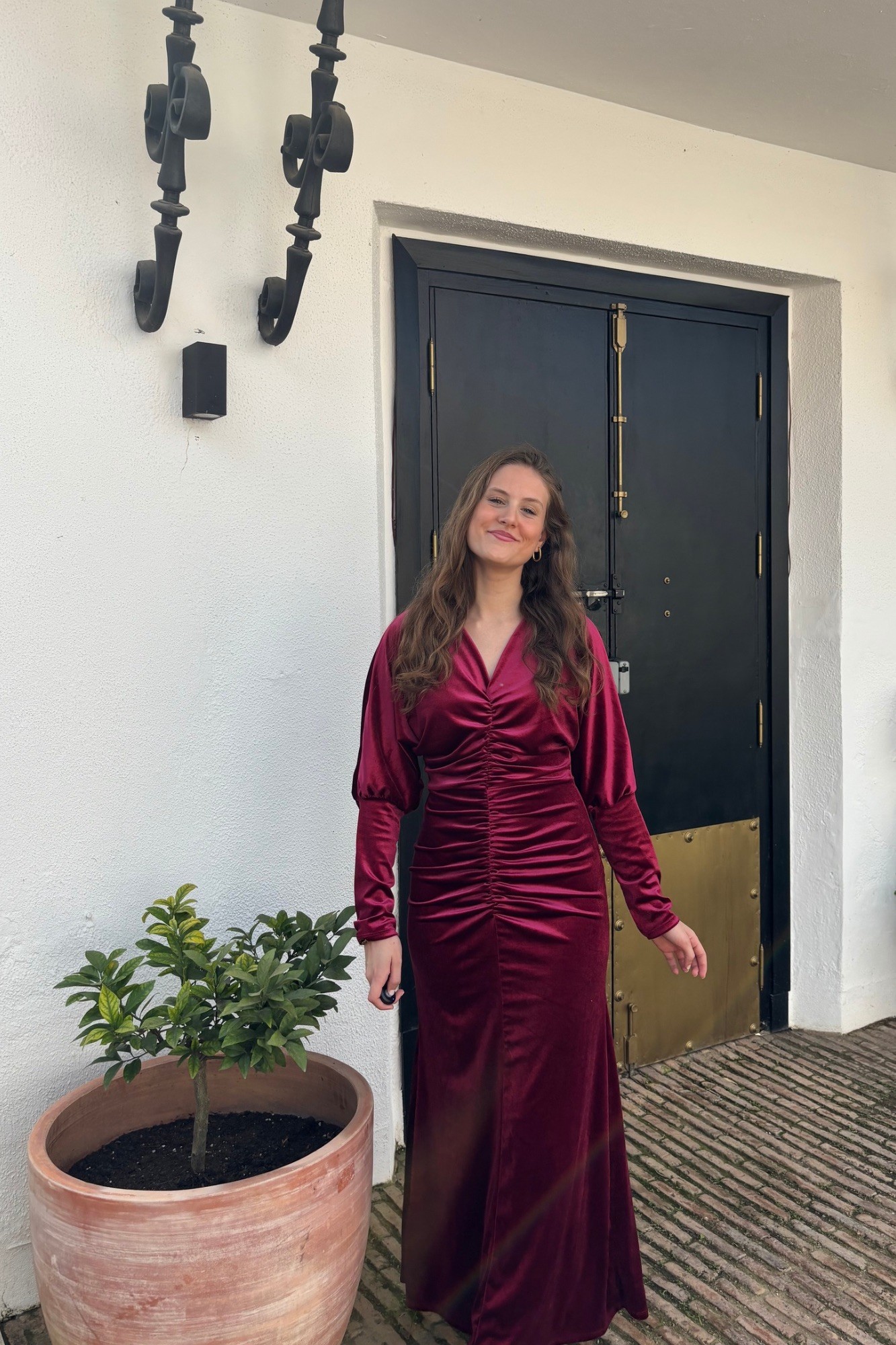 copy of VESTIDO ARACELI BURDEOS