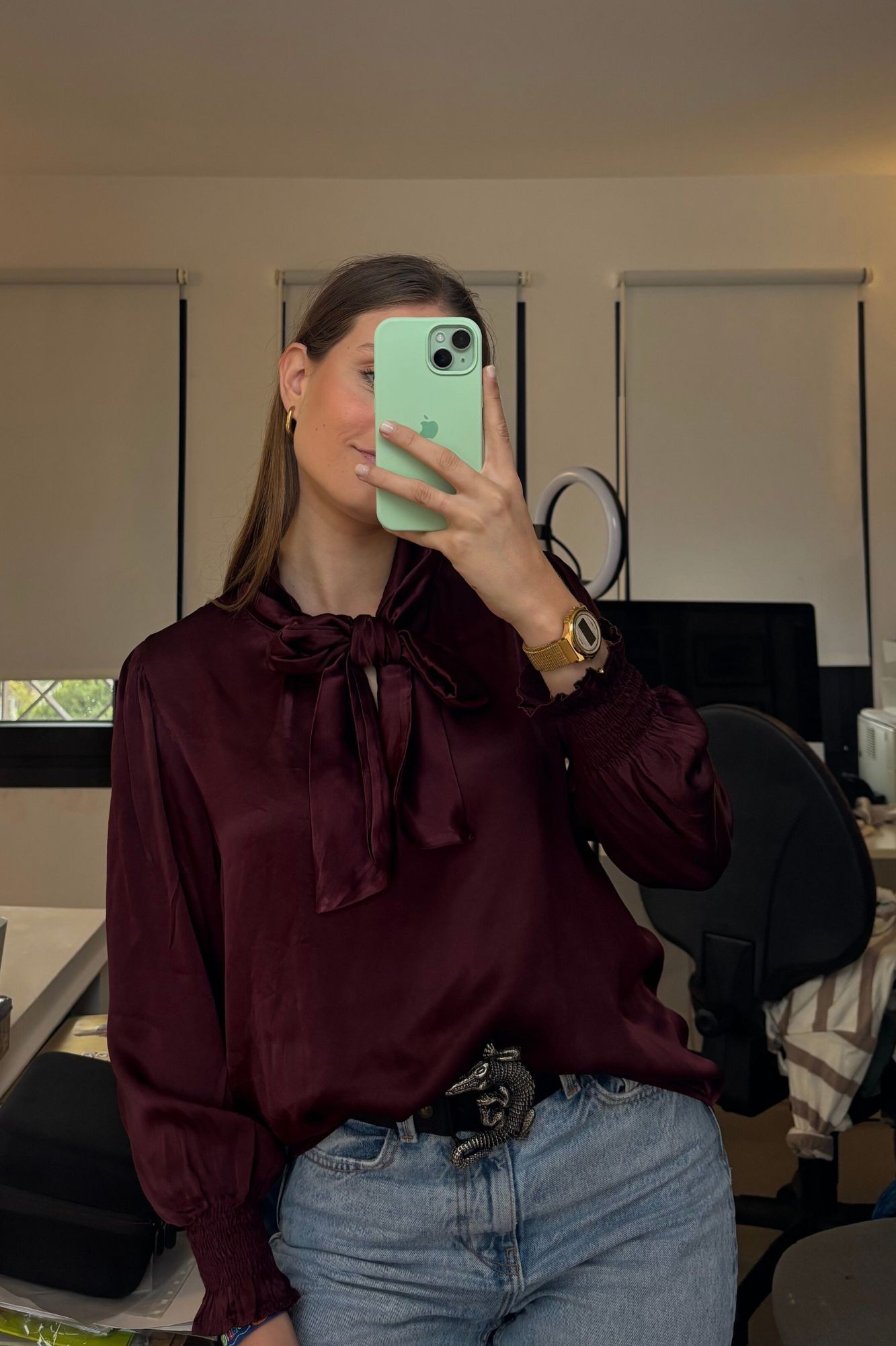 CAMISA LAZADA SATINADA