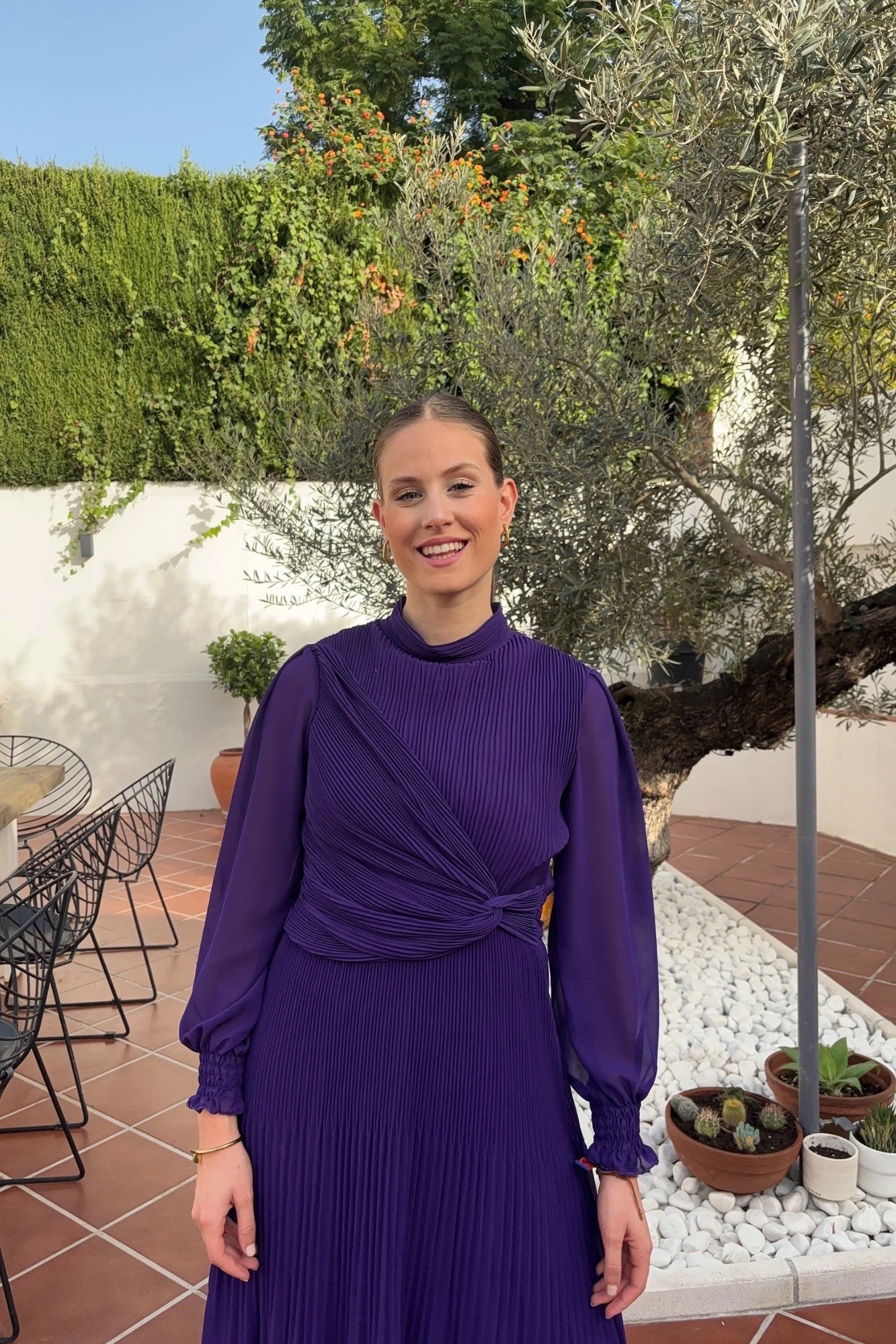 copy of VESTIDO DRAPEADO VOLANTE - FRESA