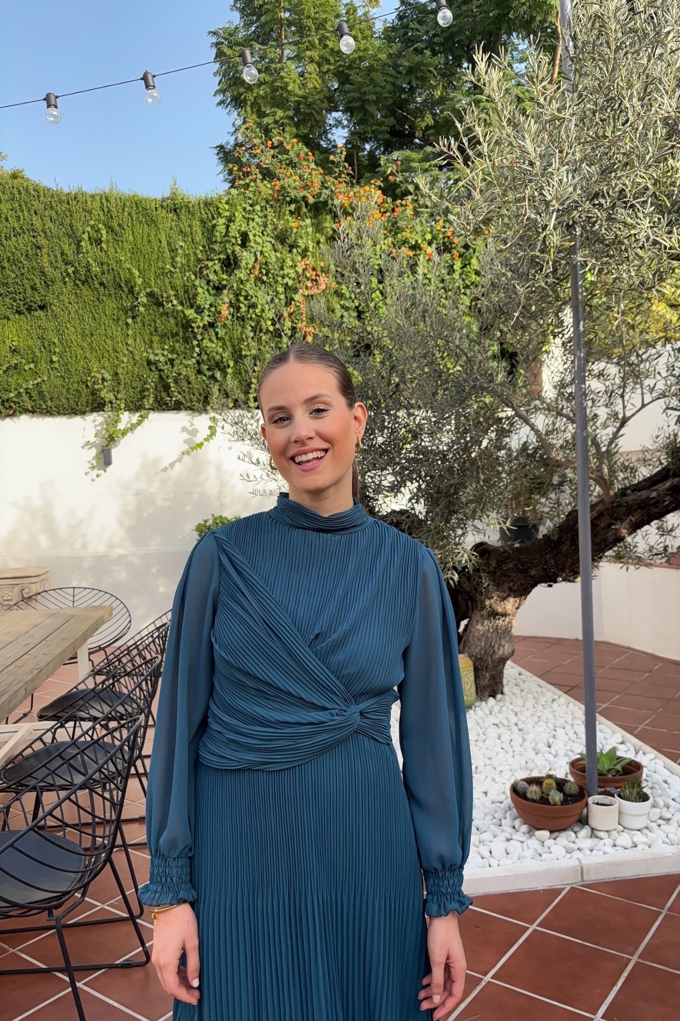 copy of VESTIDO DRAPEADO VOLANTE - FRESA