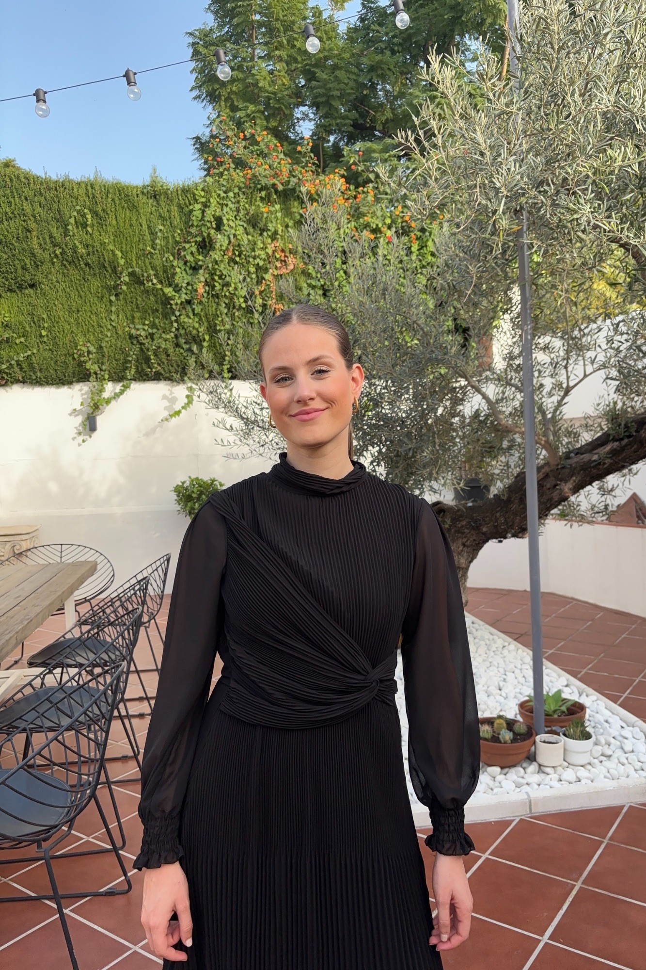 copy of VESTIDO DRAPEADO VOLANTE - FRESA