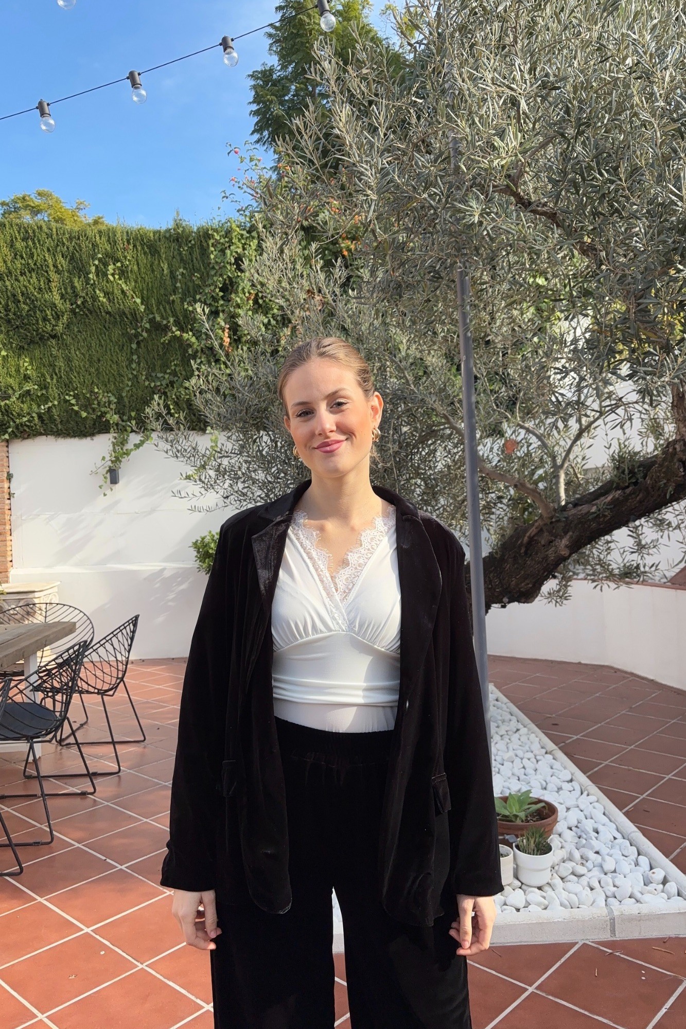 BLAZER TERCIOPELO NEGRO