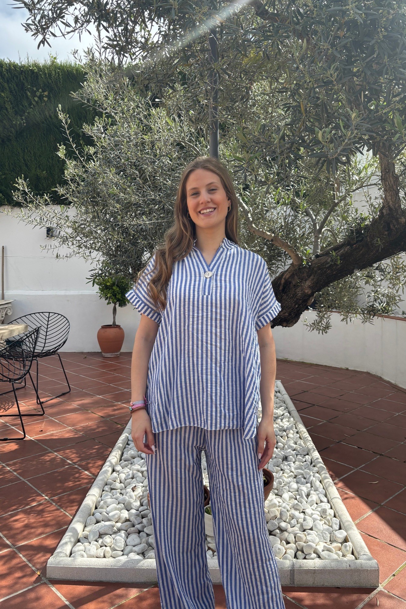 CONJUNTO CAMISERO RAYAS