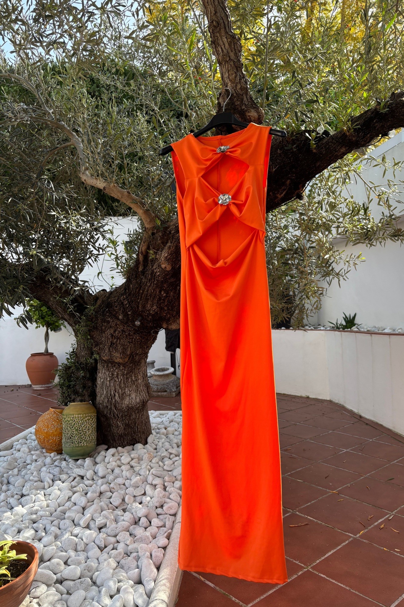 VESTIDO MEZQUITA NARANJA