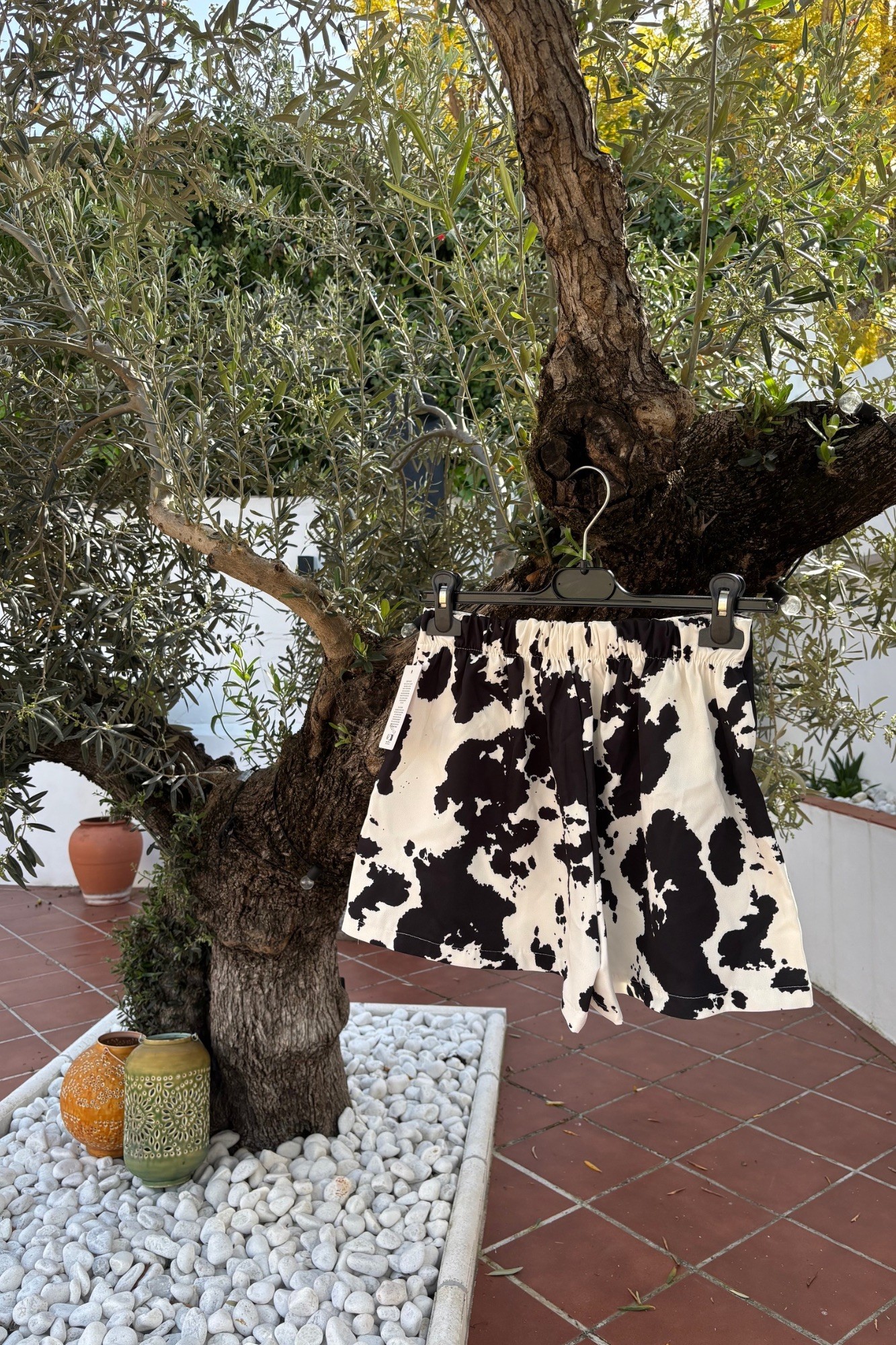 FALDA PANTALÓN VACA NEGRO