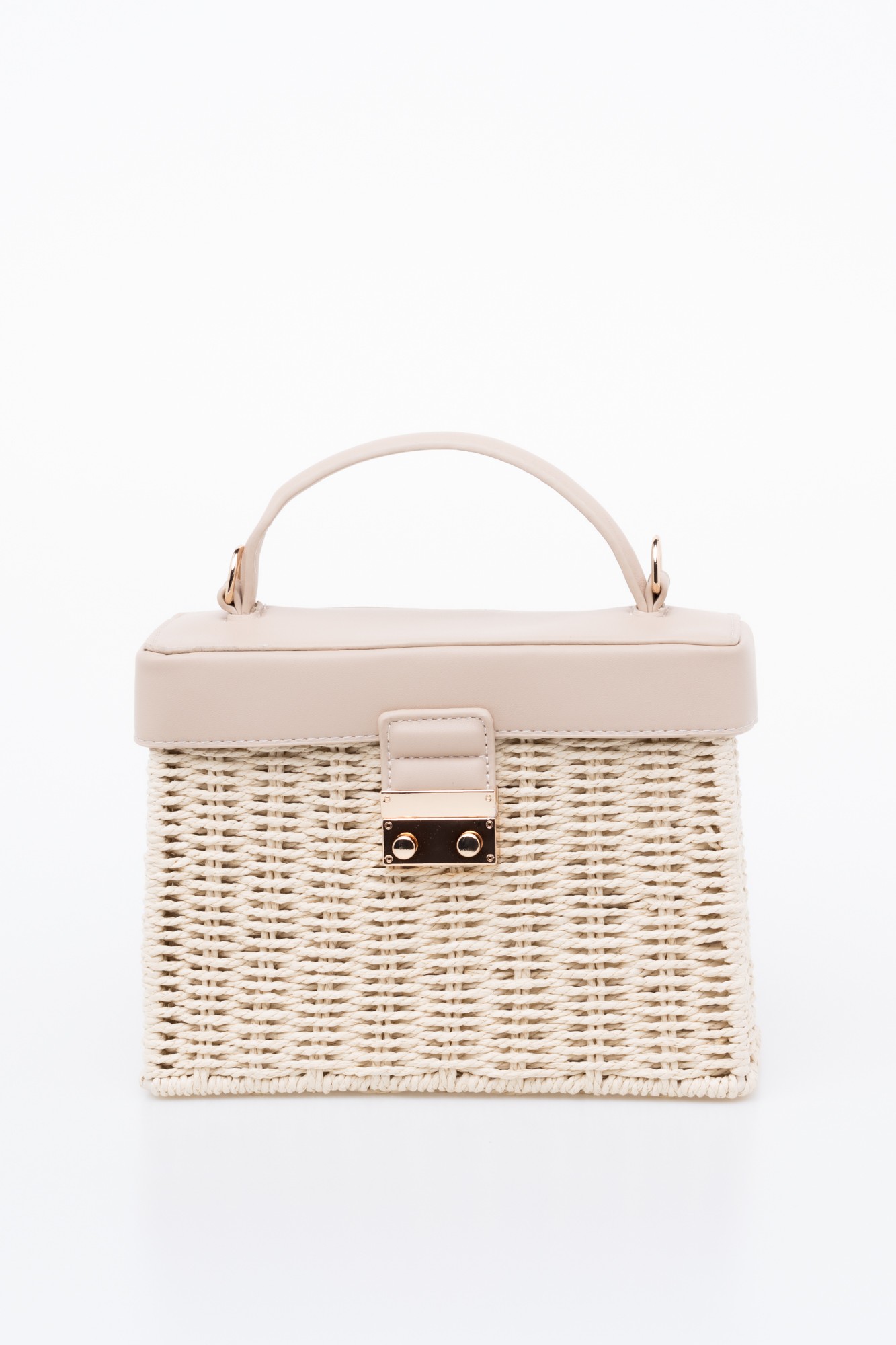 BOLSO BOWLER YUTE BEIGE